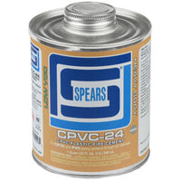 CPVC24G-005 | 1/4 PINT CPVC-24 HEAVY BODY GRAY CPVC | (PG:707) Spears