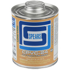 Spears CPVC24G-005 1/4 PINT CPVC-24 HEAVY BODY GRAY CPVC  | Blackhawk Supply