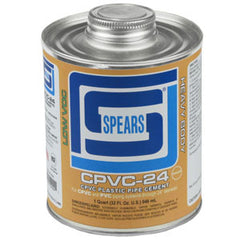 Spears CPVC24O-005 1/4 PINT CPVC-24 HEAVY BODY ORANGE CPVC  | Blackhawk Supply
