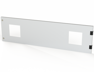 Saginaw CPX8296C Hinged Cover w/Double 92 X 92 Cutout 200 X 800 mm | 7.64"H x 27.09"W x 0.53"D  | Blackhawk Supply
