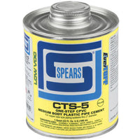 CTS5-010 | 1/2 PINT CTS-5 CPVC ONE-STEP YELLOW CEMENT | (PG:701) Spears