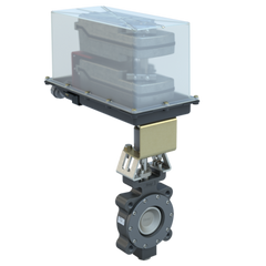 Bray MKL2-C040/DMS24-180-D-WS 4" Lugged Butterfly valve High Performance | ANSI Class 150 | CS body | CV 250 | Normally Closed | Damper & Valve actuator | 24 Vac/Dc | 177 lb-in | modulating | Spring Return | Dual  | Blackhawk Supply