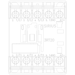 Siemens Electrical 3RT20154BB41 CONTACTOR S00 7A 24VDC 1NO R Lug  | Blackhawk Supply