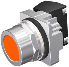 Siemens Electrical 52PM8A8J PUSHBUTTON | MOM | ORG | FLUSH | 2POS | 1NC  | Blackhawk Supply