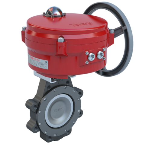 Bray MKL2-C083/70-0501H 8" Lugged Butterfly valve High Performance | ANSI Class 300 | CS body | CV 2000 | Normally Closed | 120 VAC | Two position | 5000 lb-in | NEMA 4 | Heater  | Blackhawk Supply