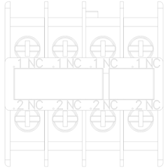 Siemens Electrical 3RH29114FA04 AUX. SWITCH 4NC FOR S00 & S0 RING LUG  | Blackhawk Supply