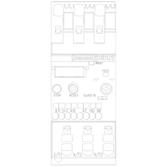 Siemens Electrical 3RU21264DC1 OVERLOAD RELAY CL10 S0 20-25A SPRNG  | Blackhawk Supply