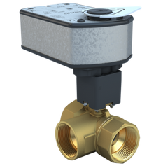 Bray ST2-2-3-47HTC/VAS24-70-T 2" | ST2 Threaded Characterized ball valve | 3way | CV 46.8 | Valve actuator | 24 Vac/dc | 70 lb-in | on/off or floating | Spring Return  | Blackhawk Supply