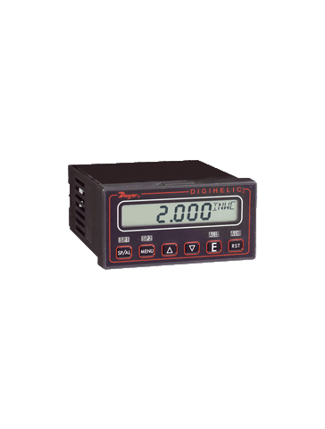 Dwyer DH-002 Differential pressure controller | selectable engineering units: .2500" w.c. | 6.350 mm w.c. | 0.635 cm w.c. | 0.467 mm Hg | 0.623 mbar | 62.28 Pa | 0.623 hPa | 0.114 oz/in².  | Blackhawk Supply