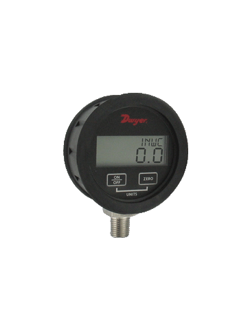 Dwyer DPGWB-07 Digital pressure gage w/ boot | range 0-50 psi with 4-digit display | ±0.5% accuracy | battery powered.  | Blackhawk Supply