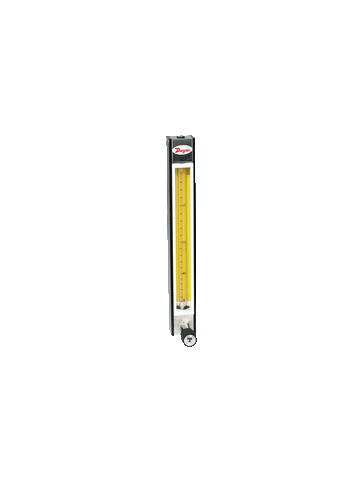 Dwyer DR224332 Direct reading glass flowmeter | 316 SS float | flow rate 35 SCFH air.  | Blackhawk Supply