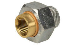 Jomar 701-503G Dielectric Union | 1/2" | Lead Free Brass FIP x Galvanized FIP | 250 PSI  | Blackhawk Supply