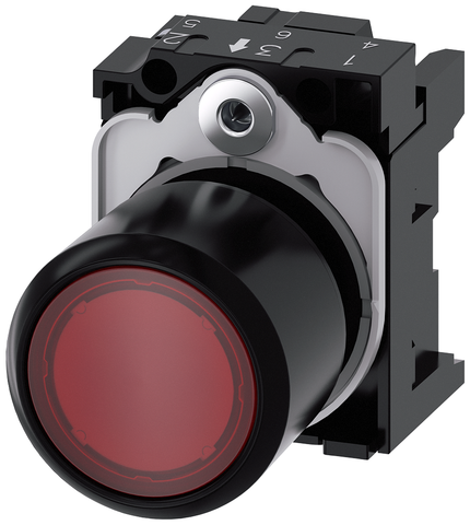 Siemens Electrical A6X30144582 PUSHBUTTON. RED. EXTENDED STROKE  | Blackhawk Supply