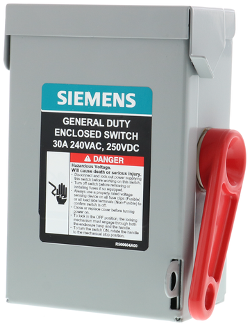 Siemens Electrical GNF221A GDSS NF 2P2W 240V 30A NEMA 1 SERIES A  | Blackhawk Supply