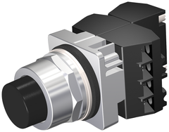 Siemens Electrical 52PM8B1C PUSHBUTTON | MOM | BLK | EXTENDED | 2POS | 3NO-3NC  | Blackhawk Supply