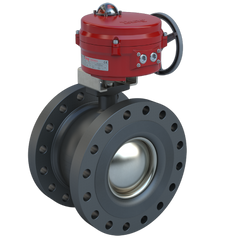 Bray BVMS8-C150-1350/70-E301 8" | Flanged segmented ball valve | CS | CV 1350 | Normally Open | 120 VAC | Two position | 3000 lb-in | NEMA 4  | Blackhawk Supply
