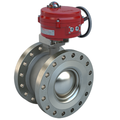 Bray BVMS8-S150-1350/70-E301H 8" | Flanged segmented ball valve | SS | CV 1350 | Normally Open | 120 VAC | Two position | 3000 lb-in | NEMA 4 | Heater  | Blackhawk Supply