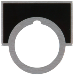 Siemens Electrical 52NL02B ACCESSORY | LEGEND BLANK BLACK  | Blackhawk Supply