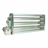 12X12 EBD | 12X12 Rectangular Electronic Static Pressure Bypass Damper | EWC Controls