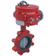 Bray 3LNE-05S2C/70-0081SV Butterfly Valve | 2 Way | 5 Inch | Nylon Coated Disc | 175 PSI | 120 VAC Non-Spring Return Actuator | Modulating Control  | Blackhawk Supply