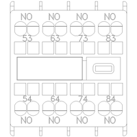 3RH29112XA400MA0 | AUX. SWITCH 4NO FOR S00 & S0 SPRING | Siemens Electrical