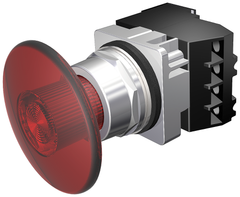 Siemens Electrical 52PP2GDAB PP2 | MTD | XFMR 120V | FULL ILL RED | NO-NC | LED  | Blackhawk Supply