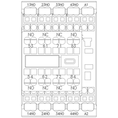 Siemens Electrical 3RH22622AP00 CONTROL RELAY 6NO+2NC AC 230V SPRING  | Blackhawk Supply