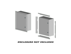 Saginaw SCE-ELFM24WSS NEMA N/A | S.S. EL Flush Mount Frame, 2H x 27W x 1D  | Blackhawk Supply