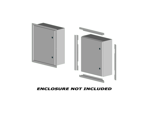 Saginaw SCE-ELFM24H NEMA N/A | EL Flush Mount Frame, 24H x 2W x 1D  | Blackhawk Supply