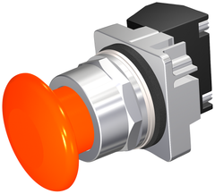 Siemens Electrical 52PM9W8K PUSHBUTTON | MOM | ORG | 1 3/4" PLST | 2POS | 1NO  | Blackhawk Supply