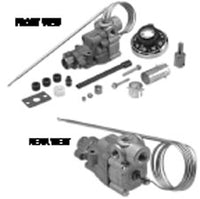 4350-128 | BJWA Gas Griddle Thermostat Kit w/rear housing rotated 180 | Robertshaw