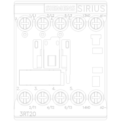 Siemens Electrical 3RT20151BB410CC0 CONTACTOR S00 7A 24VDC 1NO SCRW  | Blackhawk Supply
