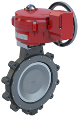 Bray MKL2-C120/70-24-0501H-BBU 12" Lugged Butterfly valve High Performance | ANSI Class 150 | CS body | CV 6650 | Normally Closed | 24 VAC/30VDC | Two position | 5000 lb-in | NEMA 4 | Heater | & Battery Backup unit  | Blackhawk Supply