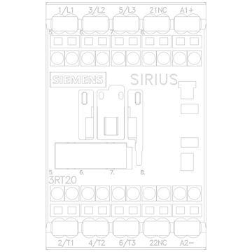 Siemens Electrical 3RT20162BB42 CONTACTOR S00 9A 24VDC 1NC SPRG  | Blackhawk Supply