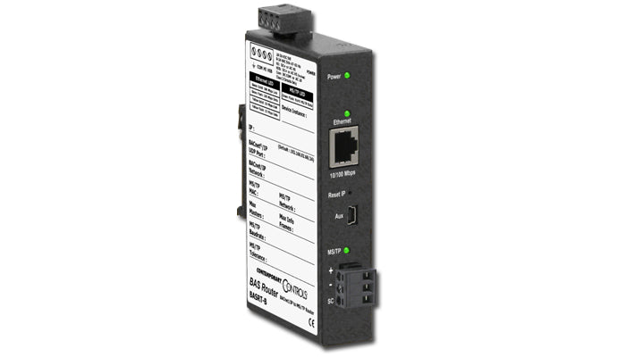 Contemporary Controls Basrt-b Bas Router Bacnet/ip To Ms/tp Din Rail ...