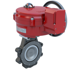 Bray MKL2-C083/70-24-0501H-BBU 8" Lugged Butterfly valve High Performance | ANSI Class 300 | CS body | CV 2000 | Normally Closed | 24 VAC/30VDC | Two position | 5000 lb-in | NEMA 4 | Heater | & Battery Backup unit  | Blackhawk Supply