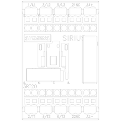Siemens Electrical 3RT20152QB42 COUPLNG RELAY S00 7A 24VDC 1NC SPRG  | Blackhawk Supply