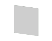 SCE-6P4AL | NEMA N/A | Subpanel, Flat Aluminum, 5H x 3W x 0D | Saginaw