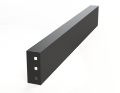 Saginaw FLK18 Plinth Side Flange Set 100 x 800mm | 3.86"H x 26.65"W x 1.65"D  | Blackhawk Supply