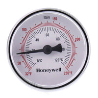 GT161 | 2 IN. THERMOMETER WITH WELL. 32-250F TEMP. RANGE. STEEL CASE, BRASS WELL. | Resideo