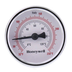 Resideo GT161 2 IN. THERMOMETER WITH WELL. 32-250F TEMP. RANGE. STEEL CASE, BRASS WELL.  | Blackhawk Supply