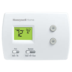 Resideo TH3110D1008 PRO 3000 NON-PROGRAMMABLE DIGITAL THERMOSTATS, BACKLIT DISPLAY, DUAL POWERED (24VAC AND/OR BATTERY). 1 HEAT / 1 COOL  | Blackhawk Supply