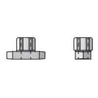 HRN | STD SERIES HEX RAIL NUT | Parker