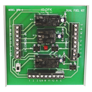 iO HVAC Controls iO-DFK iO HVAC Controls iO-DFK Dual Fuel Kit – Heat Pump & Fossil Fuel Furnace Control W/ Outdoor Balance Point Thermostat  | Blackhawk Supply