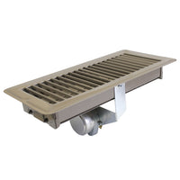 MZR-1404-B-PO | Motorized 14 x 04 Zone Register - Brown | iO HVAC Controls