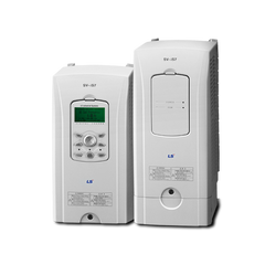 LS Electric SV0110IS7-4NOFD Variable Frequency Drive, 15 HP (24A), THREE Phase, 380-480V, IP20 Housing, Model iS7 [6121000700]  | Blackhawk Supply