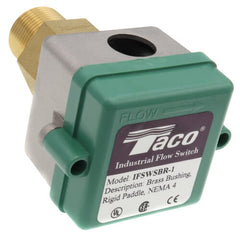 Taco IFSWSBR-1 Brass Flow Switch w/ Rigid Paddles (NEMA4, Small Turning Radius)  | Blackhawk Supply