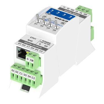 Contemporary Controls ISMA-B-4I4O-H-IP 4DI and 4DO with HOA - with BACnet/IP or Modbus TCP (plus G)  | Blackhawk Supply