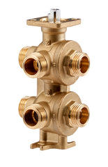 Johnson Controls VG1641AF 1/2" NPT INTERNAL THREADS; FORGED BRASS;6-WAY;BALL V  | Blackhawk Supply
