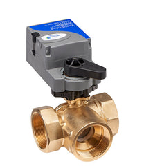 Johnson Controls VH1841FT+910HGA 3W 2 NPT CV72.8; 3-WAY 2 NPT CV=72.8 BRASS_BALL VA9310_ACTUATOR  | Blackhawk Supply